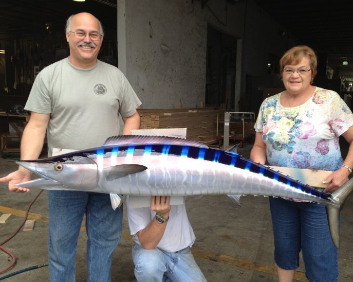 Wahoo fish mount from Gray Taxidermy